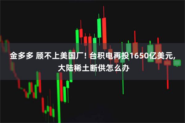 金多多 顾不上美国厂! 台积电再投1650亿美元, 大陆稀土断供怎么办