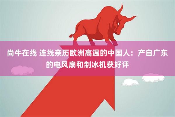 尚牛在线 连线亲历欧洲高温的中国人：产自广东的电风扇和制冰机获好评