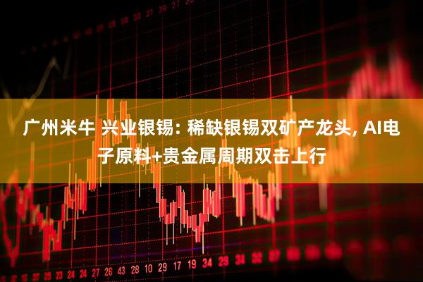 广州米牛 兴业银锡: 稀缺银锡双矿产龙头, AI电子原料+贵金属周期双击上行