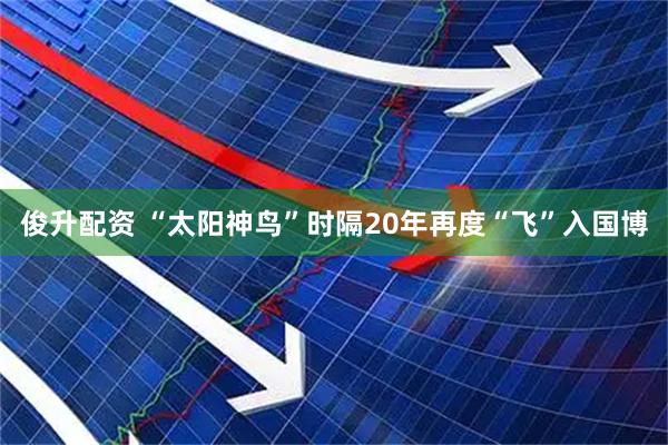 俊升配资 “太阳神鸟”时隔20年再度“飞”入国博